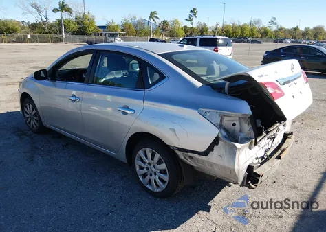 2017 Nissan Sentra Sv z USA, uszkodzony, nr VIN 3N1AB7AP5HL693328